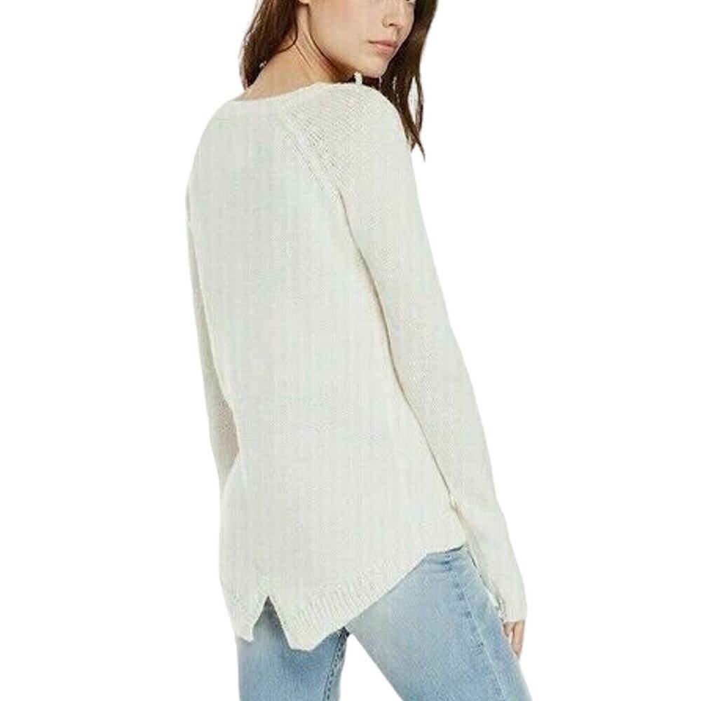 ONE TEASPOON Snug Knit V-Neck Sweater Acrylic Mohair Wool Blend Size Small